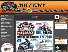 Tablet Screenshot of mk-fenix.sk
